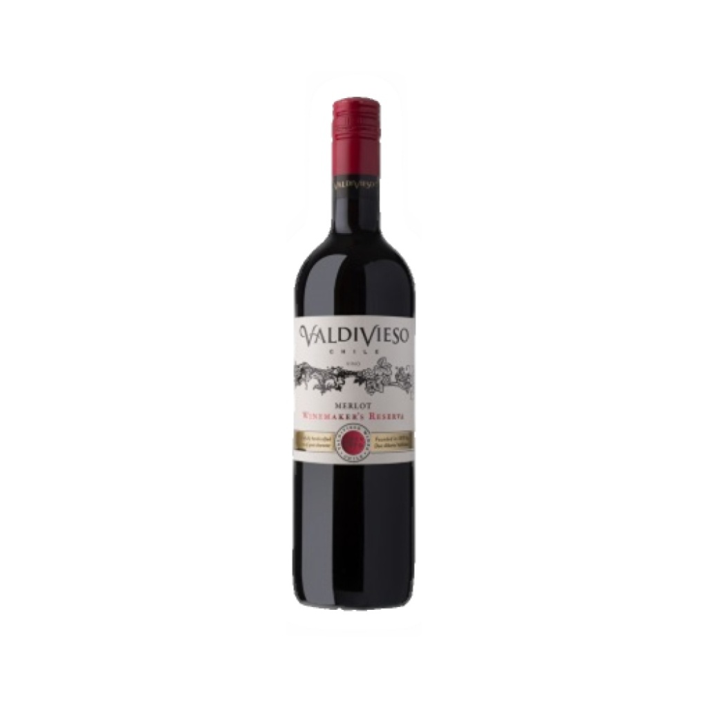VINO VALDIVIESO WINEMARKER RESERV MERLOT x 750 cc