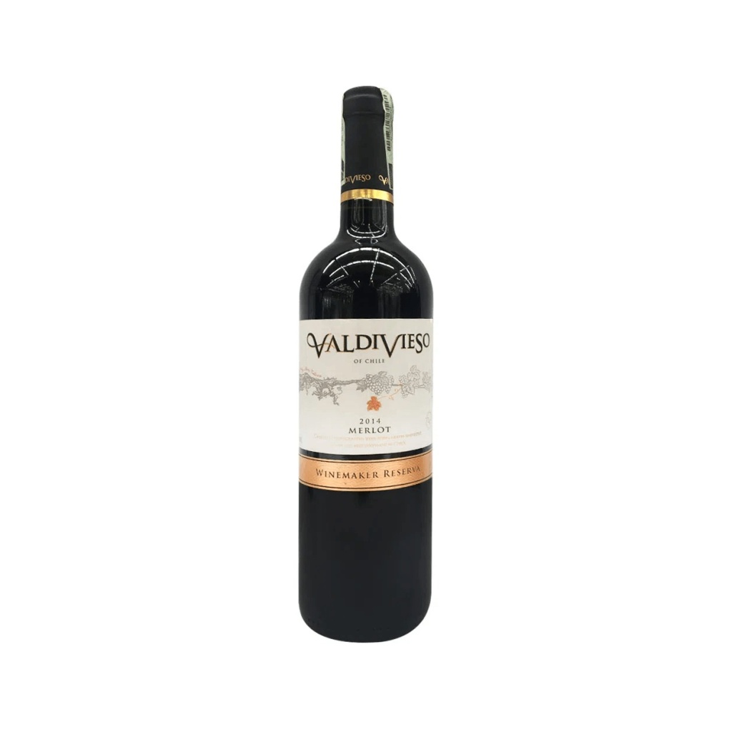 VINO VALDIVIESO MERLOT SINGLE VINEYARD x 750 cc