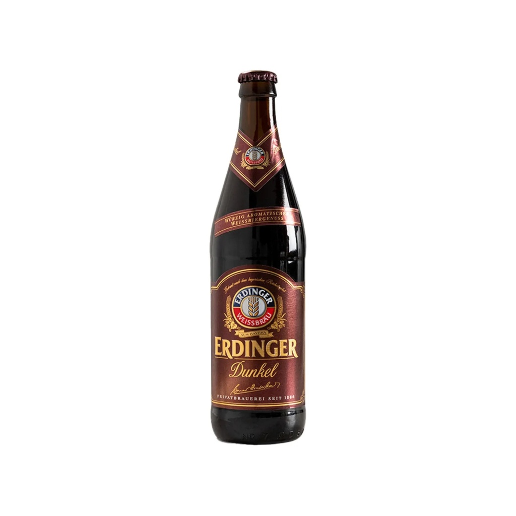 CERVEZA ERDINGER DUNKEL BOTELLA x 500 cc UNIDAD