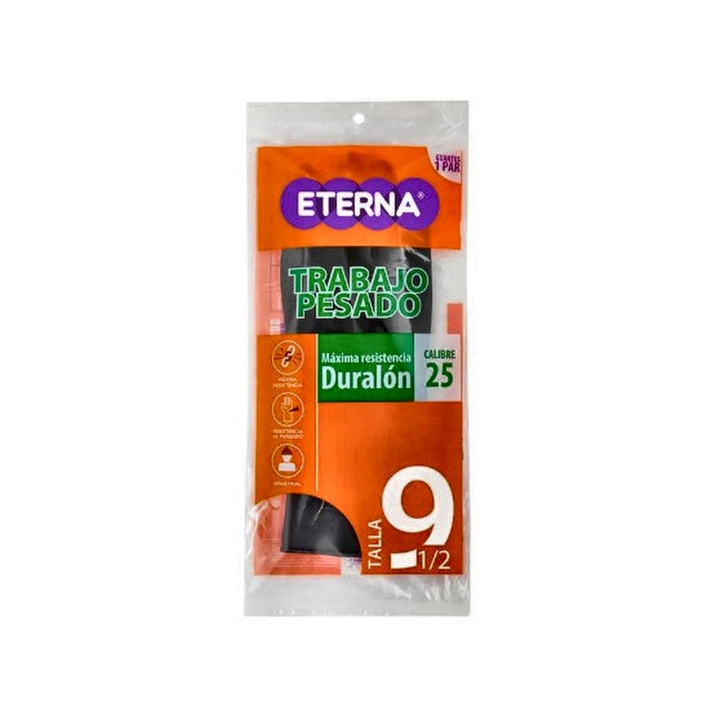 GUANTE TRABAJO PESADO C-25 PALMA T-9.5 ETERNA 450103098 PAR