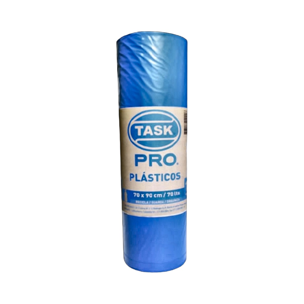 BOLSA DE BASURA AZUL TASK PRO ROLLO 70 X 90 CMS X 10 UNDS RF_1017042