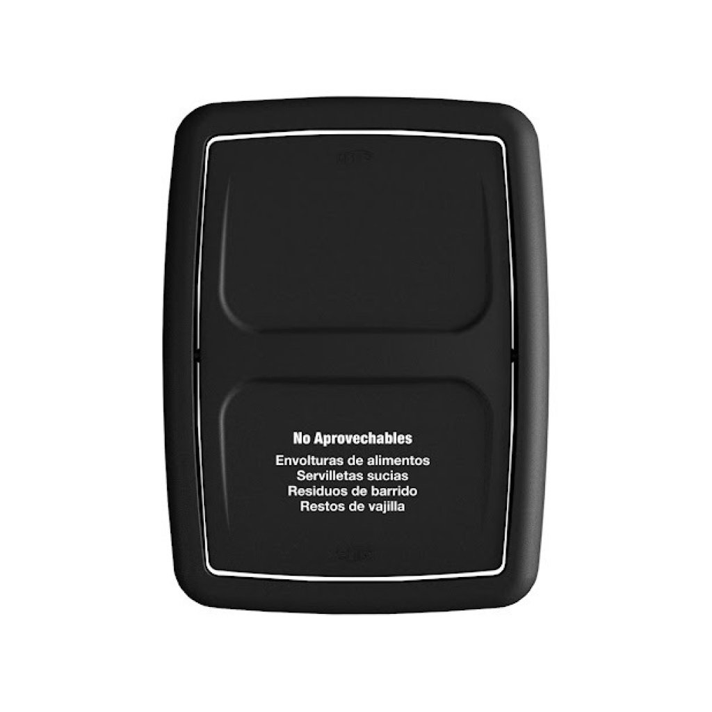 TAPA &amp; ARO ULTRA PARA PAPELERA DE VAIVEN 35 Y 53 LT 235217_9907_E00401_HABANO