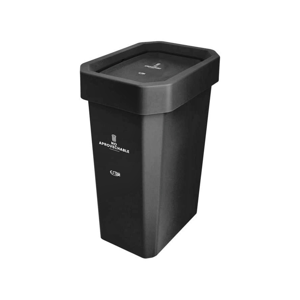 CANECA PAPELERA ESTRABINS VAIVEN NEGRO NO APROVECHABLE 26 LT 4-1042618_EMP 4
