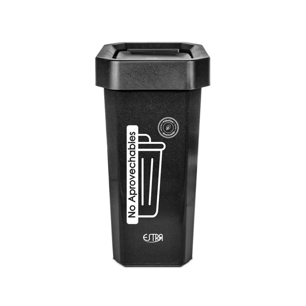 CANECA PAPELERA ECOBINS VAIVEN NEGRO POLI NO APROVECHABLE 53 LT 4-1049543_EMP 4