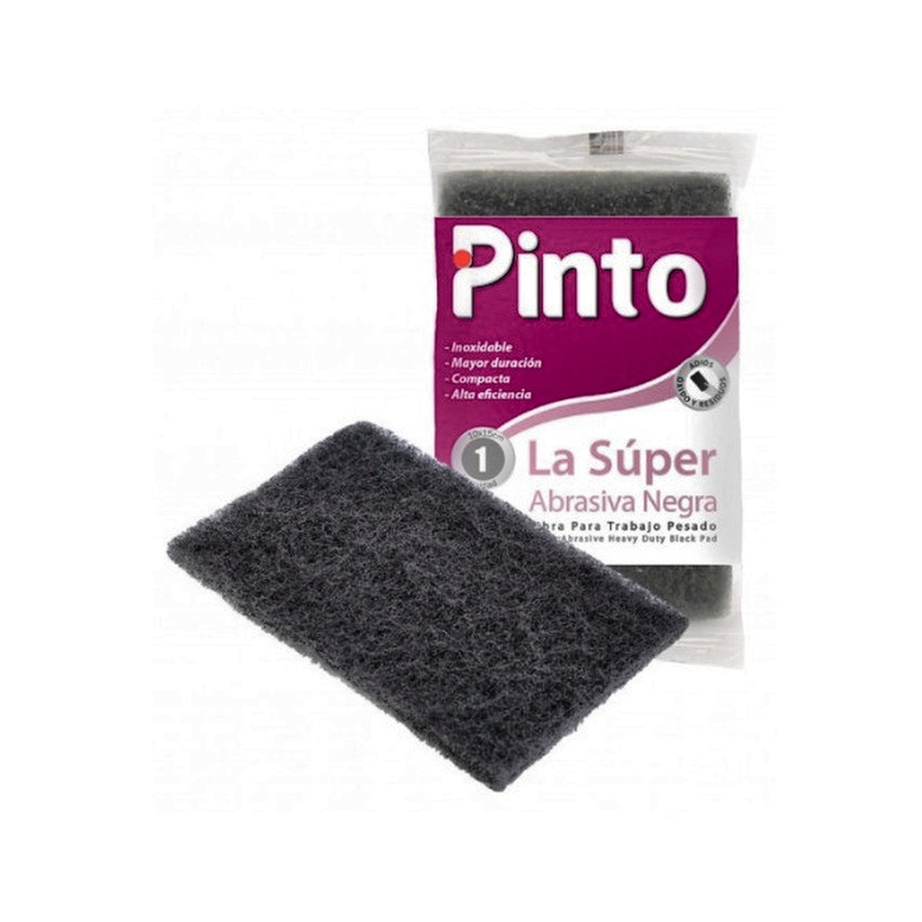 PAÑO SUPER ABRASIVO NEGRO 10x15 CM RF_14030