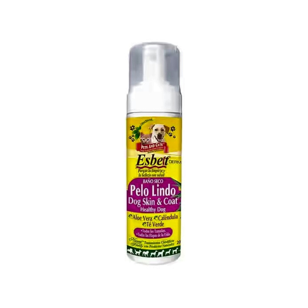 P &amp; C BAÑO SECO ESBELT DERM PELO LINDO SKIN &amp; COAT FSC x 200 GR