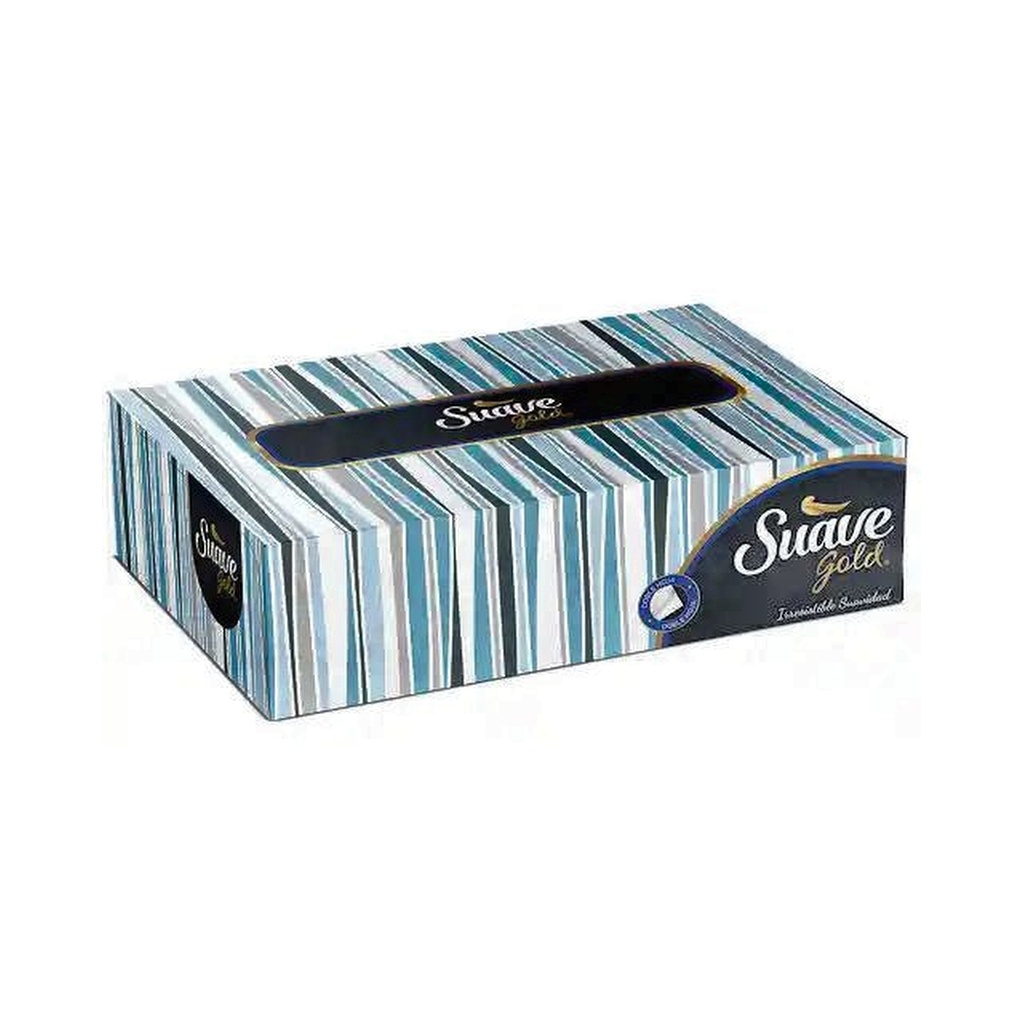 PAÑUELOS FACIALES SUAVE GOLD CUBO 3P H CJ  X 16 PAQ