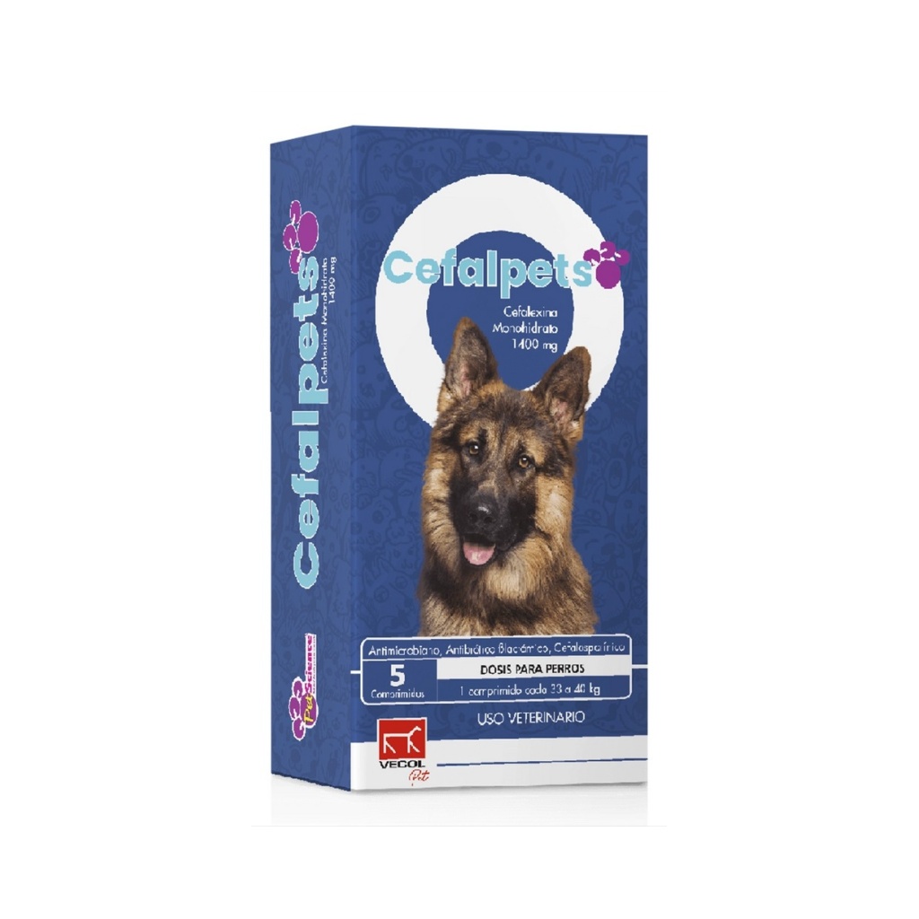 CEFALPETS 1400 MG 7010039 DISP x 5 CAP