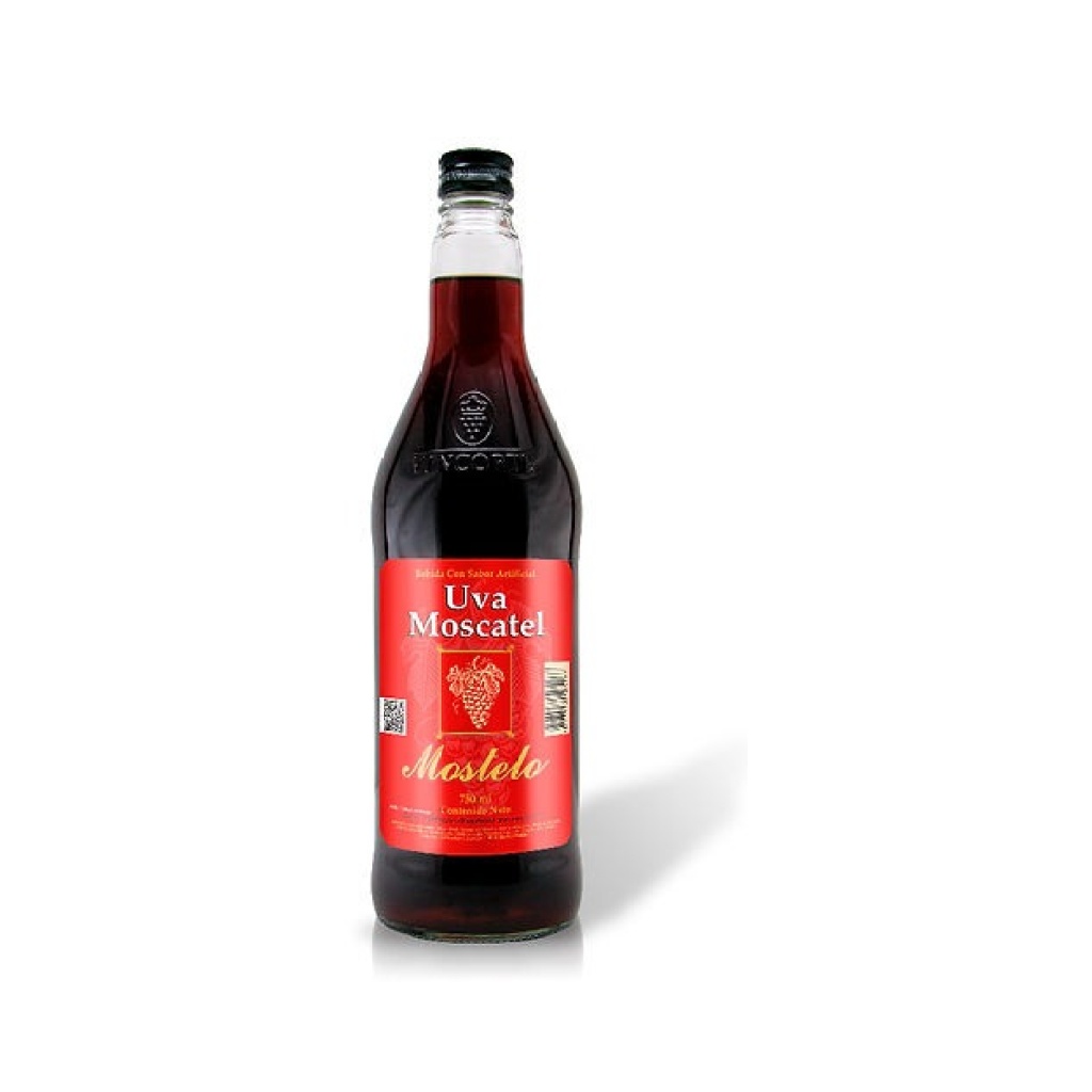 BEBIDA SABORIZADA MOSTELO SAB. UVA MOSCATEL x 750 cc