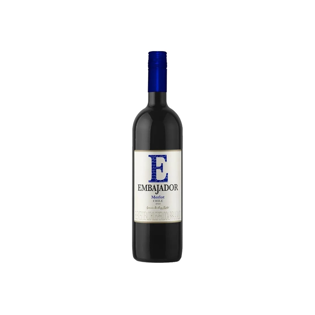 VINO TINTO MERLOT EMBAJADOR x 750 cc N