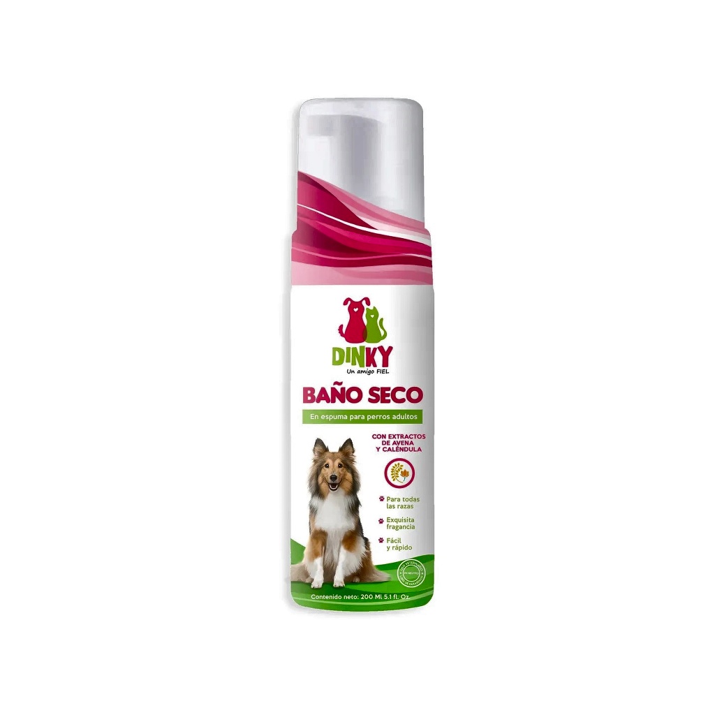 BAÑO SECO DINKY ESPUMA PERRO ADULTO 5571 FSC x 200 ML