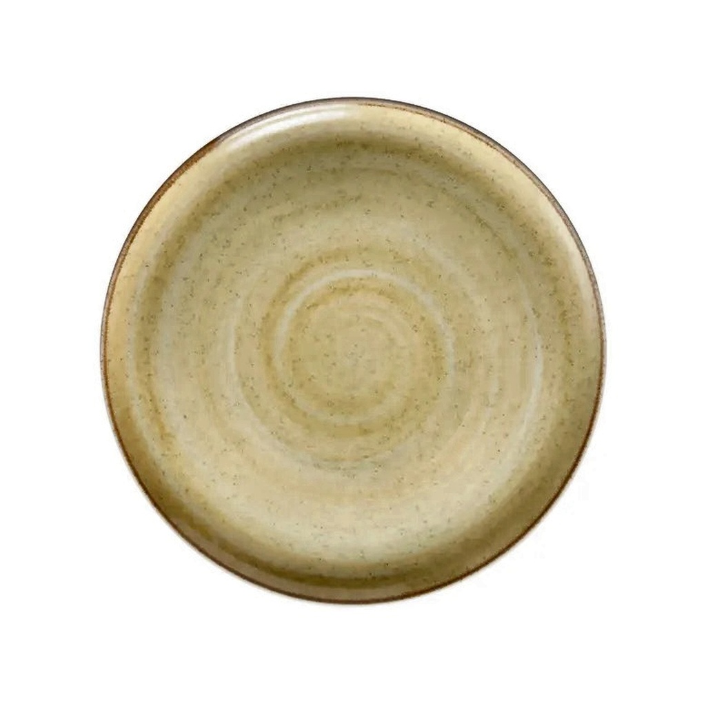 PLATO PANDO COUPE 28.4CM ARTISAN MOSTAZA PA1617712812