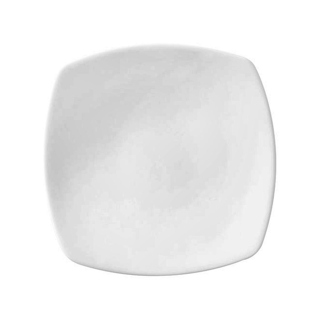 PLATO PANDO 17CM CUADR ACTUALITE BLANCO PA1101911524
