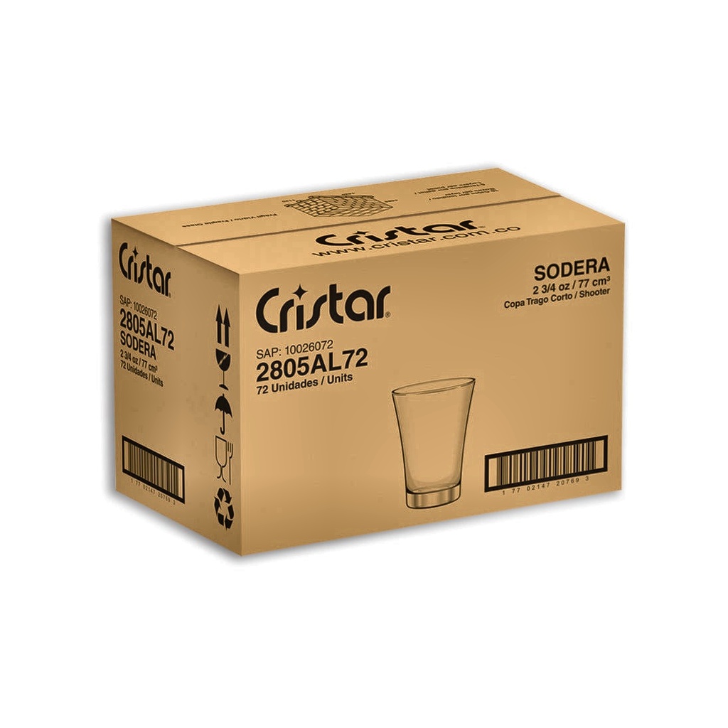 COPA SHOT PRISMA 1.5oz 0287AL CJ X 72 UND