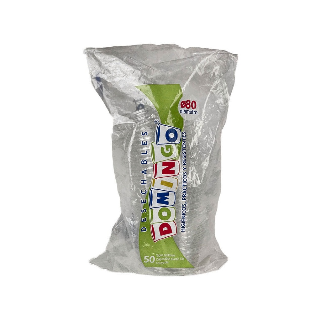 TAPA 80 DOMINGO BOL X 50 UND