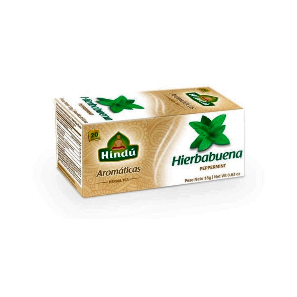 AROMATICA HINDU HIERBABUENA x 18gr DISP x 20 UND
