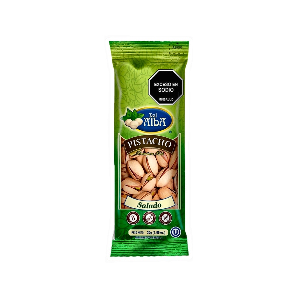 PISTACHO SALADO BOLX 30GR