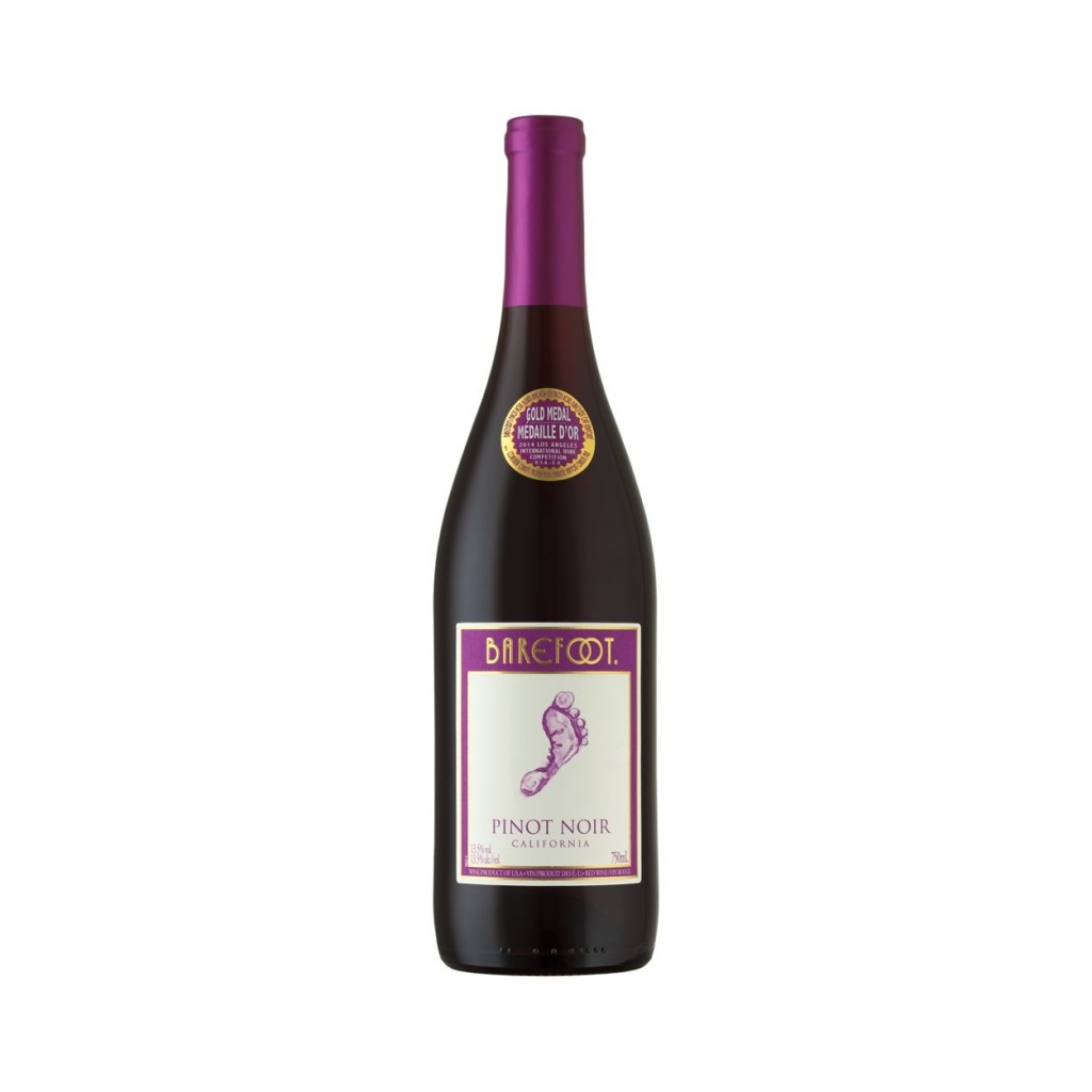 VINO PINOT NOIR BAREFOOT x 750 cc REMATE