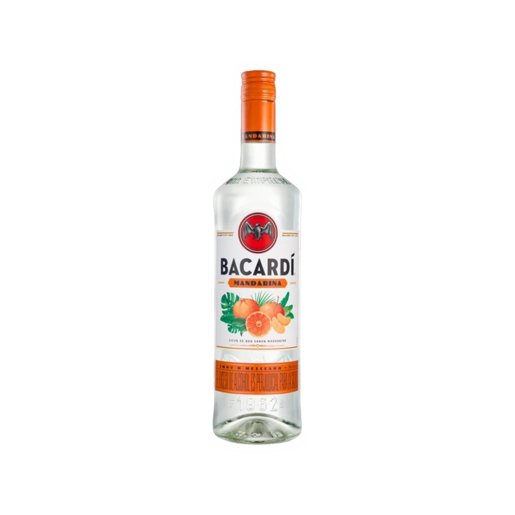RON BACARDI MANDARINA 750 ML+VASO PITILLO