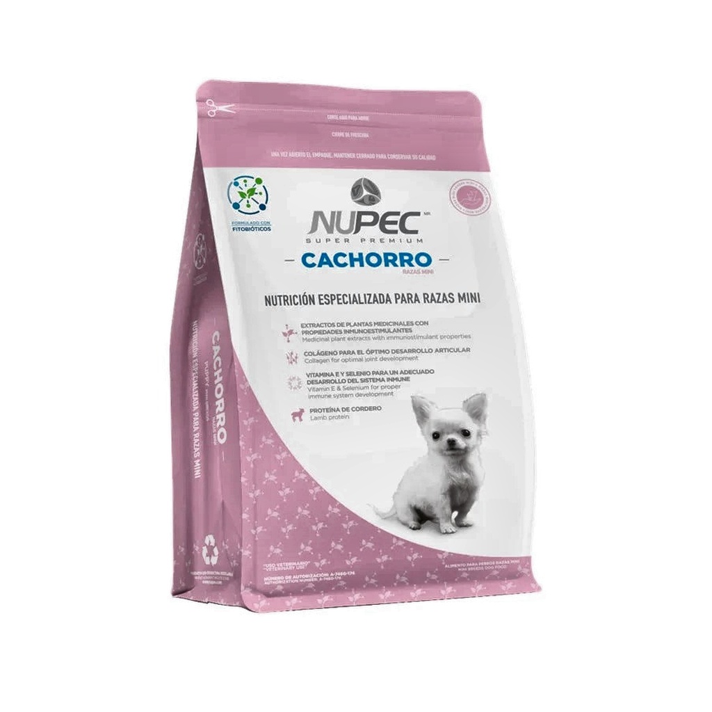 NUPEC CACHORRO RAZAS MINI C_CE0ACO01 BOL x 1 kg