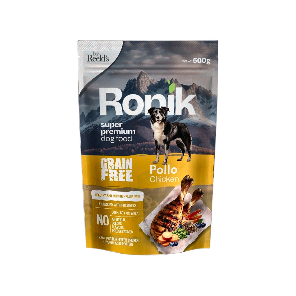 RONIK GRAIN FREE POLLO PTN62 BOL x 500 GR