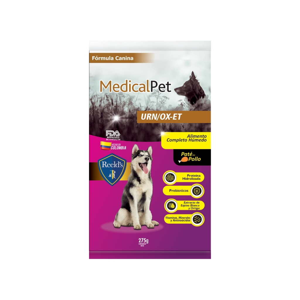 REELD"S MEDICAL PET URN/OX-ET PERROS PTN90 BOL X 275 GR