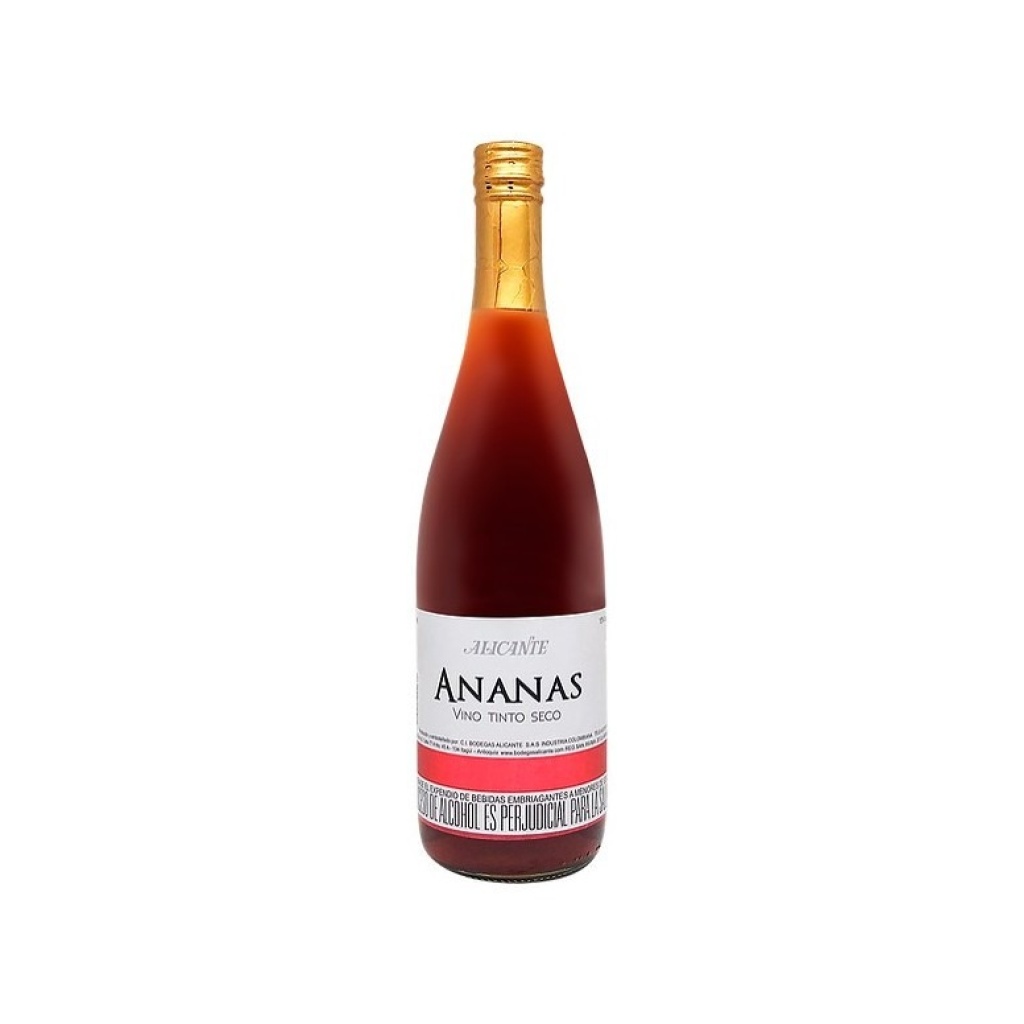 VINO ROSADO SECO ANANAS 10% VOL x 750 cc