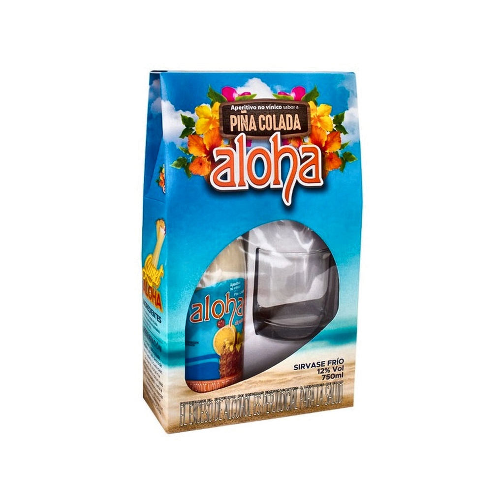ESTUCHE PIÑA ALICANTE 13%VOL x 750 cc + COPA