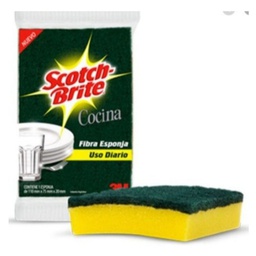 [2100707] ESPONJILLA S/BRITE LAMINADO VDE 3M UNIDAD
