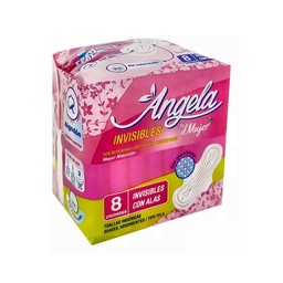 [2350306] OFERTA 2 PAQ TOALLA HIGIENICA INVISIBLE ANGELA x 8 UNDS PACK