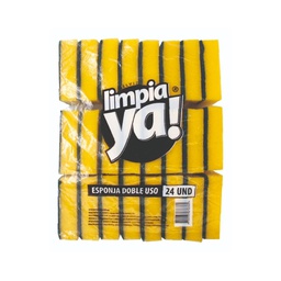 [2460312] ESPONJA DOBLE USO LIMPIAYA 482010309 BOL x 24 UNDS