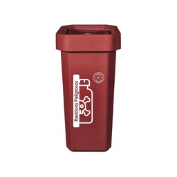 [2030457] CANECA PAPELERA ESTRABINS VAIVEN ROJO RESIDUO PELIGROSOS 26 LT 4-1039347_EMP 4