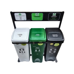 [2030459] PUNTO ECOLOGICO 3 PTOS RECICLABLE-ORGANICO APROVECHABLE/NO APROVECHABLE 53 LT 4-1042753_EMP 1