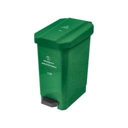 [2030460] CANECA PAPELERA ESTRABINS PEDAL VERDE ORGANICO APROVECHABLE 44 LT 4-1042604_EMP 2