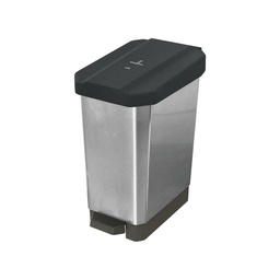 [2030466] CANECA PAPELERA ESTRABINS PEDAL NEGRO NO APROVECHABLE METALIZADO 44 LT 4-1042712_EMP 2