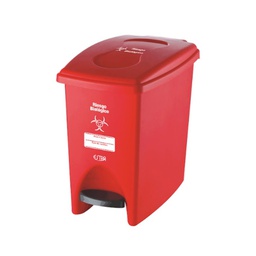 [2030614] PAPELERA PEDAL 10LTS ROJO RIESGO BIOLOGICO 4-1002483_EMP 4