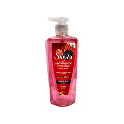 [2060203] JABON LÍQUIDO CON GLICERINA Y SÁBILA  FRUTOS ROJOS VALVULA x 500 cc RF_40365