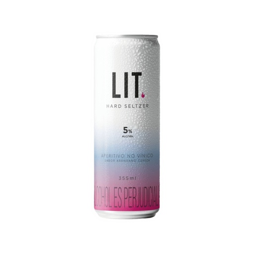 BEBIDA LIT HARD SELTZER ARANDANO CEREZA x 355 cc UNIDAD