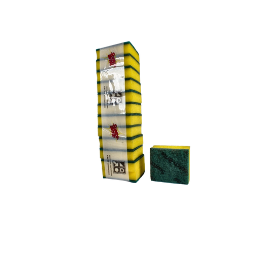 ESPONJILLA S/B LAMINADO VERDE INST. 10 x 9 CMS UNIDAD