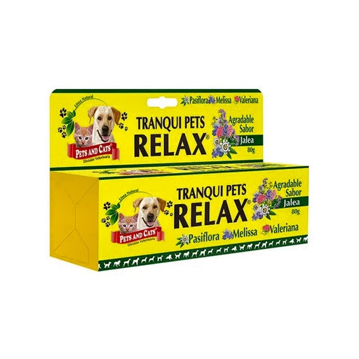 P & C TRANQUI PETS RELAX JALEA TUBO x 80gr UNIDAD