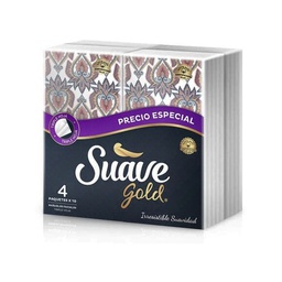 [2410106] PAÑUELOS FACIALES SUAVE GOLD DISP X 10 PAQ