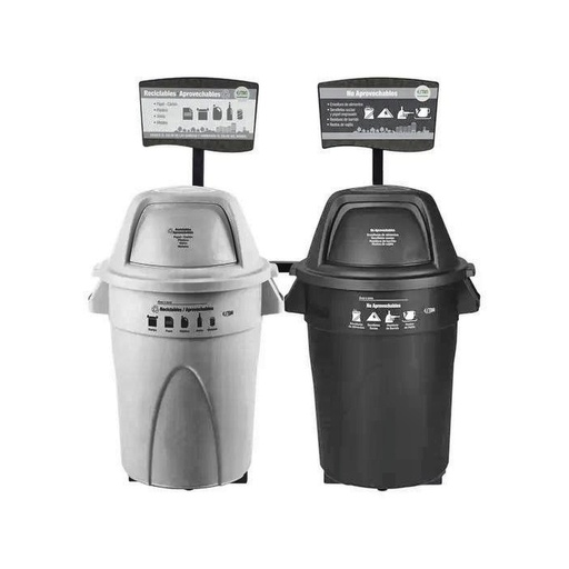 PROMO PUNTO ECOLOGICO 2 PUESTOS CONTENEDOR BRUTE 121L  2180209