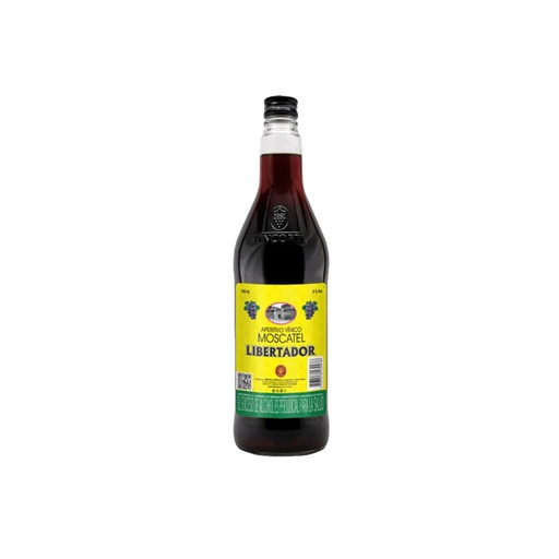 APERITIVO LIBERTADOR SABOR UVA MOSCATEL x 750 cc N