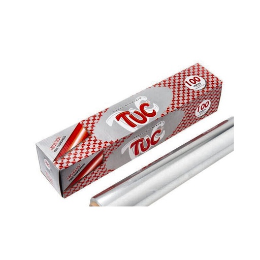 PAPEL ALUMINIO DOMEST x 100 MT UNIDAD