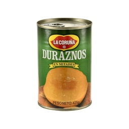 [4371234] DURAZNO EN MITADES LA CORUÑA LATA x 425 gr
