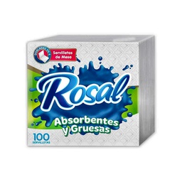 [2410012] SERVILLETA ROSAL DOBLADA BLANCA x 100 CJ x 30 UND