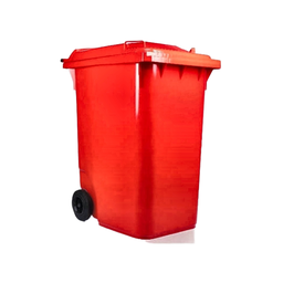 [2270197] CONTENEDOR ROLLER 360 LT RUEDA BLANDA ROJO TT360RB-44