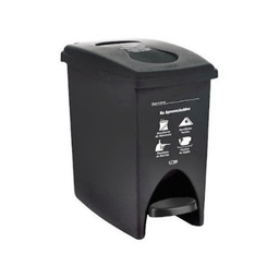 [23325280] CANECA-PAPELERA ESCOBINS PEDAL/22L/NEGRO- NO APROVECHABLE- POLIALUMINIO 4-1050174_EMP4