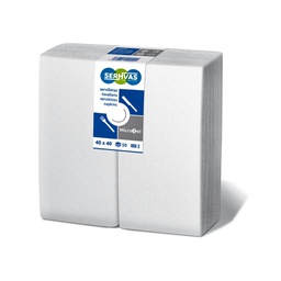 [3180220] SERVILLETA PAPEL PUNTA BLANCA 40X40 CJ X 24 UND